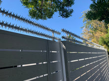 Load image into Gallery viewer, Double row rotating spikes, Star rotating spikes, wall spikes, most effective anti-climb wall spikes, security spike, protect your home, secure your home business, security south africa, Spike-it security, Rola spikes, Star Spikes, rotating security spikes