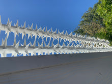 Load image into Gallery viewer, Double row rotating spikes, Star rotating spikes, wall spikes, most effective anti-climb wall spikes, security spike, protect your home, secure your home business, security south africa, Spike-it security, Rola spikes, Star Spikes, rotating security spikes