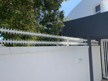 Load image into Gallery viewer, Double row rotating spikes, Star rotating spikes, wall spikes, most effective anti-climb wall spikes, security spike, protect your home, secure your home business, security south africa, Spike-it security, Rola spikes, Star Spikes, rotating security spikes