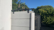 Load image into Gallery viewer, single row rotating spikes, Star rotating spikes, wall spikes, most effective anti-climb wall spikes, security spike, protect your home, secure your home business, security south africa, Spike-it security, Rola spikes, Star Spikes, rotating security spikes, wall spikes, vibracrete spikes, brick wall spikes,
