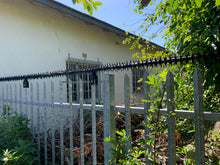 Load image into Gallery viewer, single row rotating spikes, Star rotating spikes, wall spikes, most effective anti-climb wall spikes, security spike, protect your home, secure your home business, security south africa, Spike-it security, Rola spikes, Star Spikes, rotating security spikes, wall spikes, vibracrete spikes, brick wall spikes,