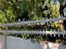 Load image into Gallery viewer, Double row rotating spikes, Star rotating spikes, wall spikes, most effective anti-climb wall spikes, security spike, protect your home, secure your home business, security south africa, Spike-it security, Rola spikes, Star Spikes, rotating security spikes