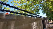 Load image into Gallery viewer, Double Row Rola spikes - 100m wall spikes security spikes metal spikes clearvu spikes betaview spikes palisade spikes rotating spikes rola spikes starwallspikes vibracrete wall spikes home security hyperstoreStar Security Spikes Starwall Spikes Rola Spikes Rotating spikes
