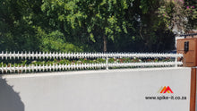 Load image into Gallery viewer, Double Row Rola Security Spikes - 1m kitwall spikes security spikes metal spikes clearvu spikes betaview spikes palisade spikes rotating spikes rola spikes starwallspikes vibracrete wall spikes home security hyperstore